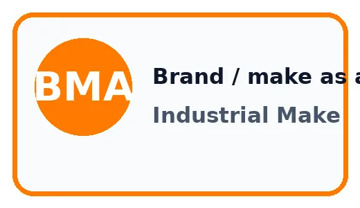 Brand / make as applicable logo