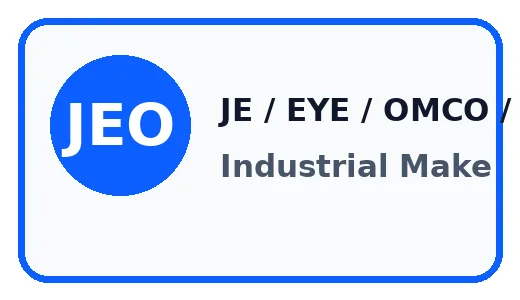 JE / EYE / OMCO / EQUIP logo