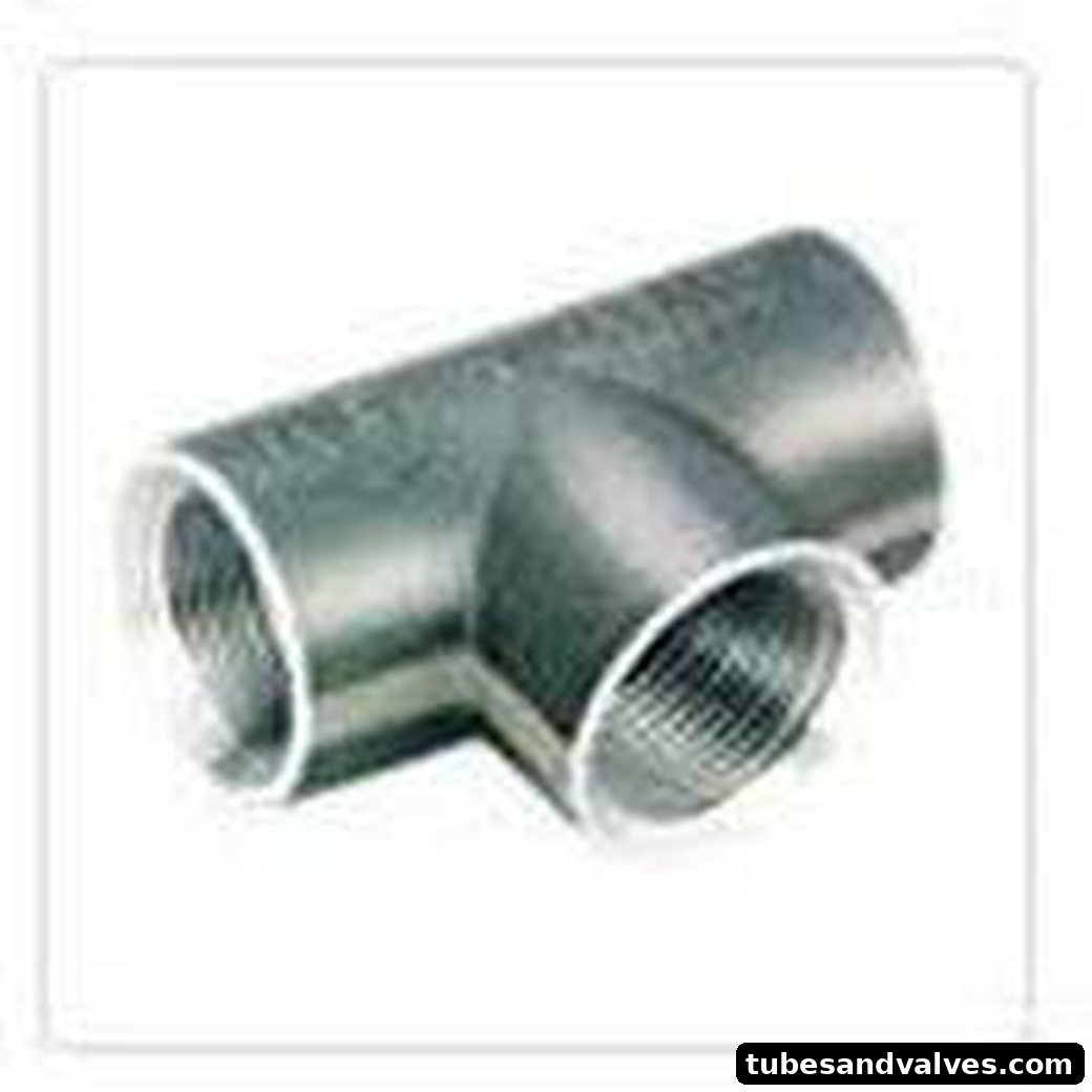 Forged Steel Tee BSP Threaded