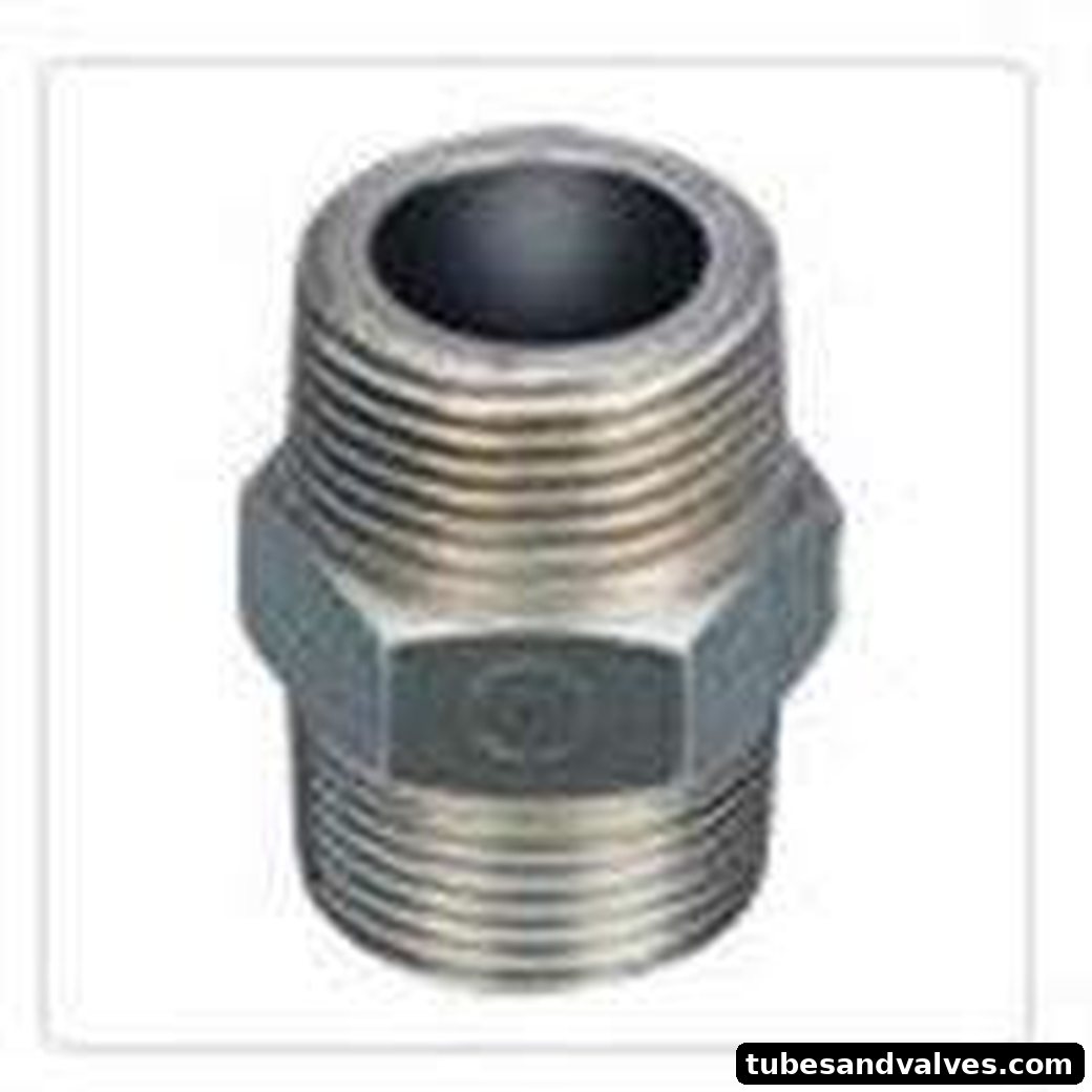 Forged Steel Hex Nipple BSP Threaded
