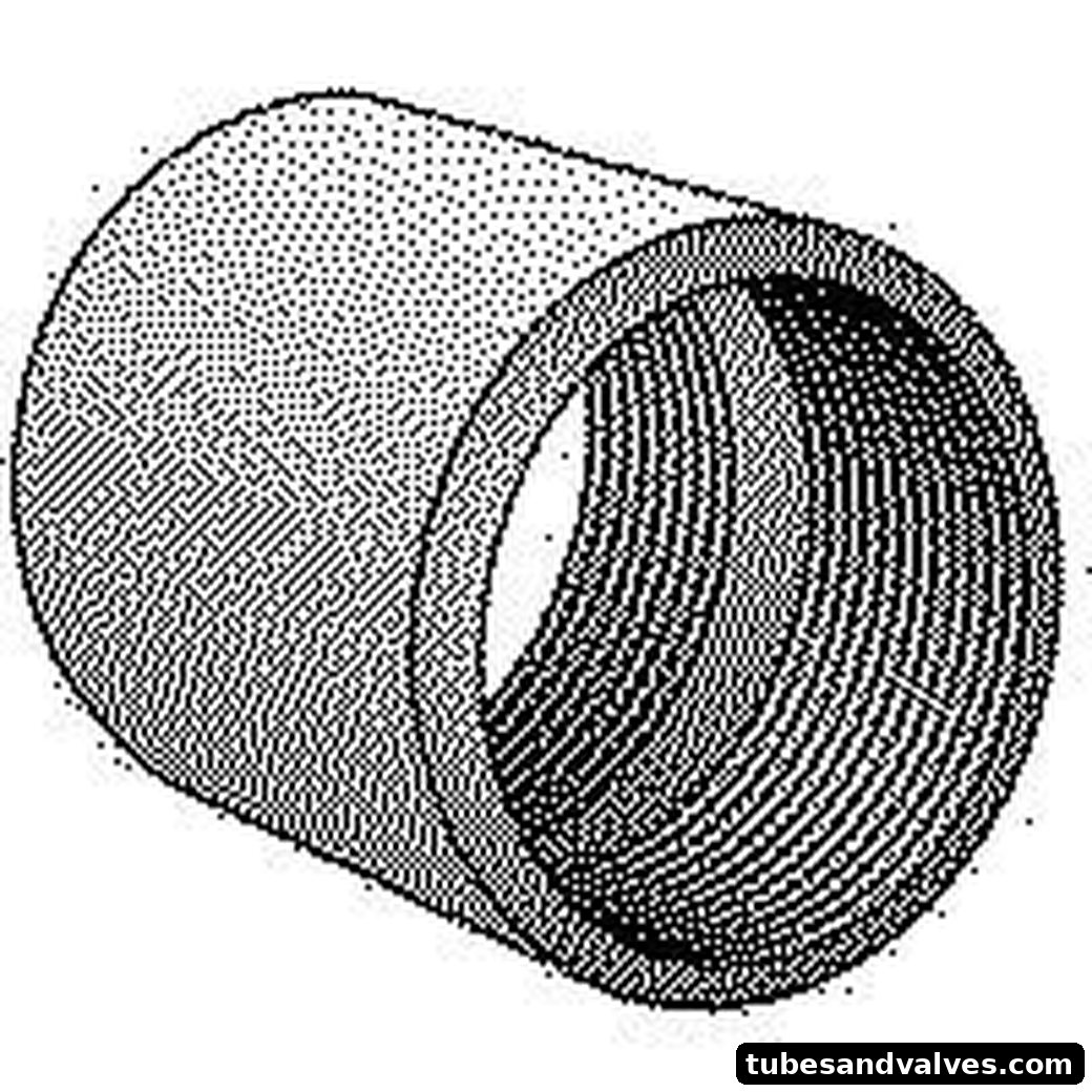 MS Steel Coupling Socket Threaded