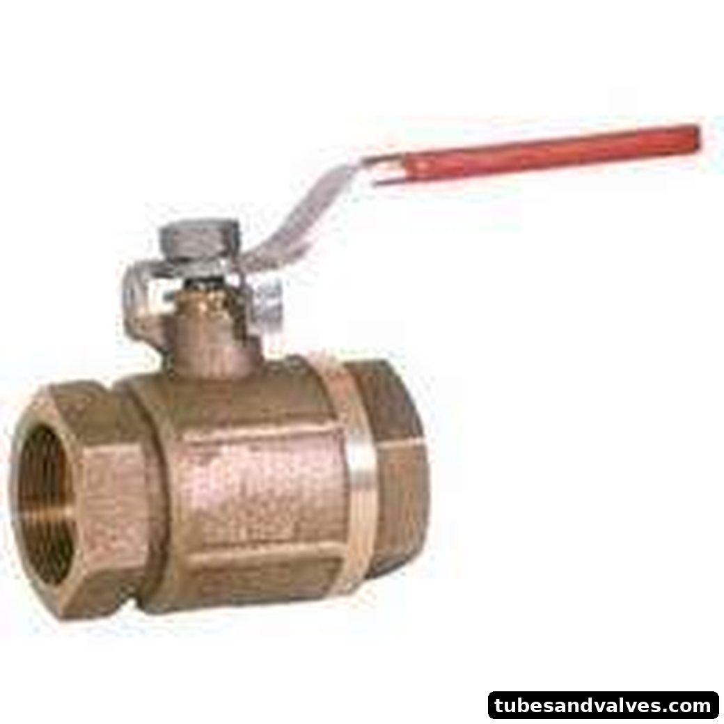 Brass Ball Valve Screwed End R Brand
