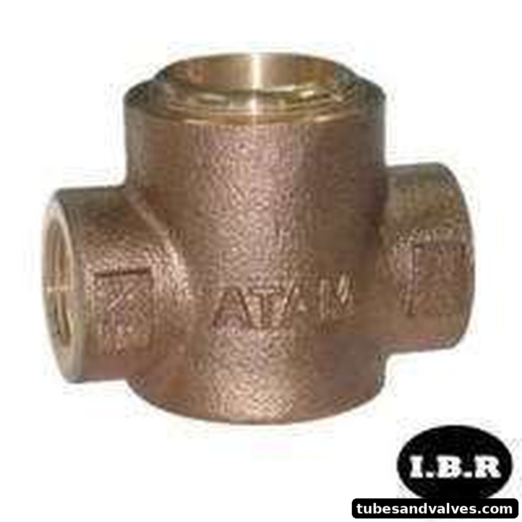 Bronze Sight Glass Flow Indicator S/E Atam IBR