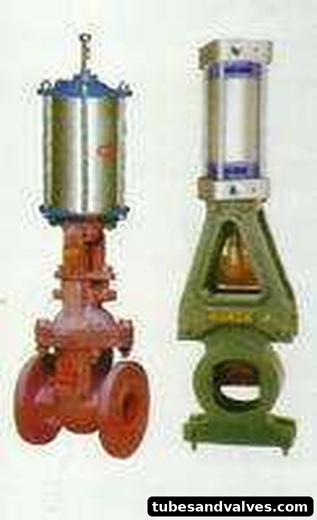 ISO Pneumatic Cylinder Gate & Pulp Valve