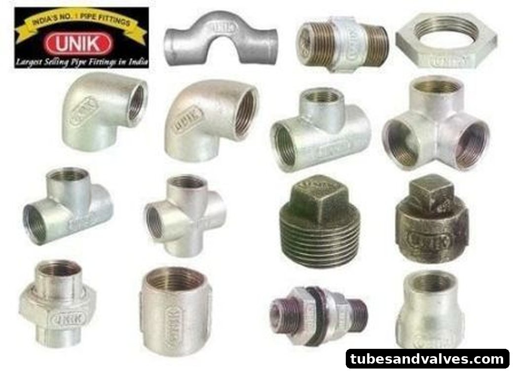 UNIK Brand GI Fittings