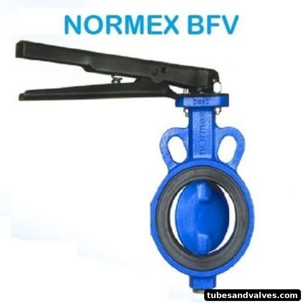 CI Butterfly Valve with SG Iron Dish NORMAX