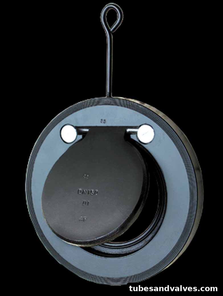 CI Wafer Check Valve With MS Dish With EPDM NORMAX