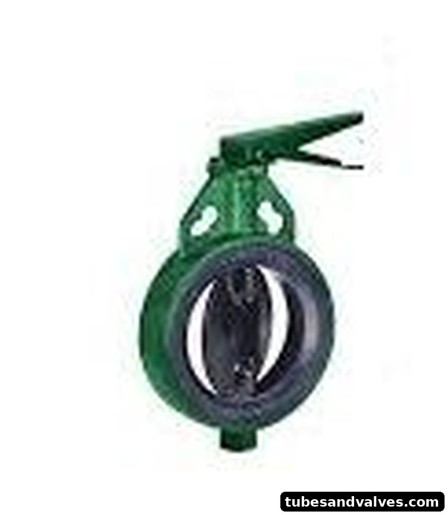 L&T 150 Aquaseal Waffer Type Butterfly Valve PN20 With Flow Control Hand Lever