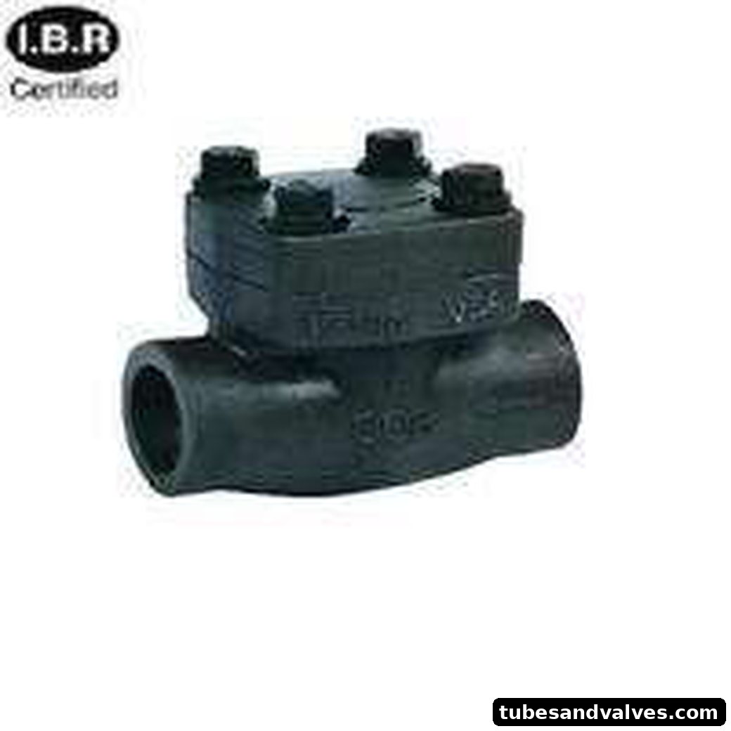 Forged Carbon Steel Check Valve S/E Or S/W IBR Flowjet
