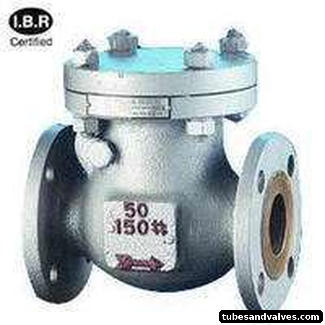 Cast Steel Swing Check Valve F/E To Class 150 IBR Flowjet