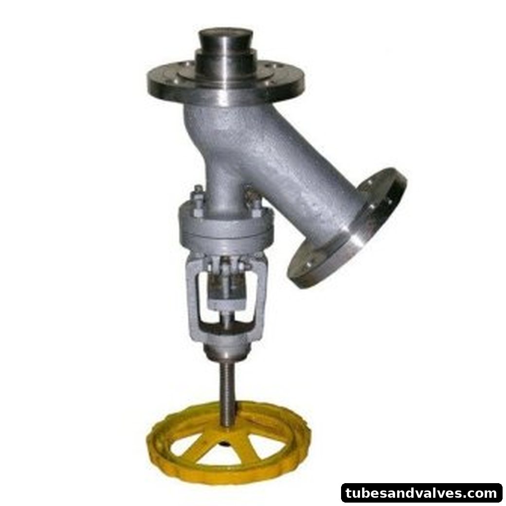 SS flush bottom valve