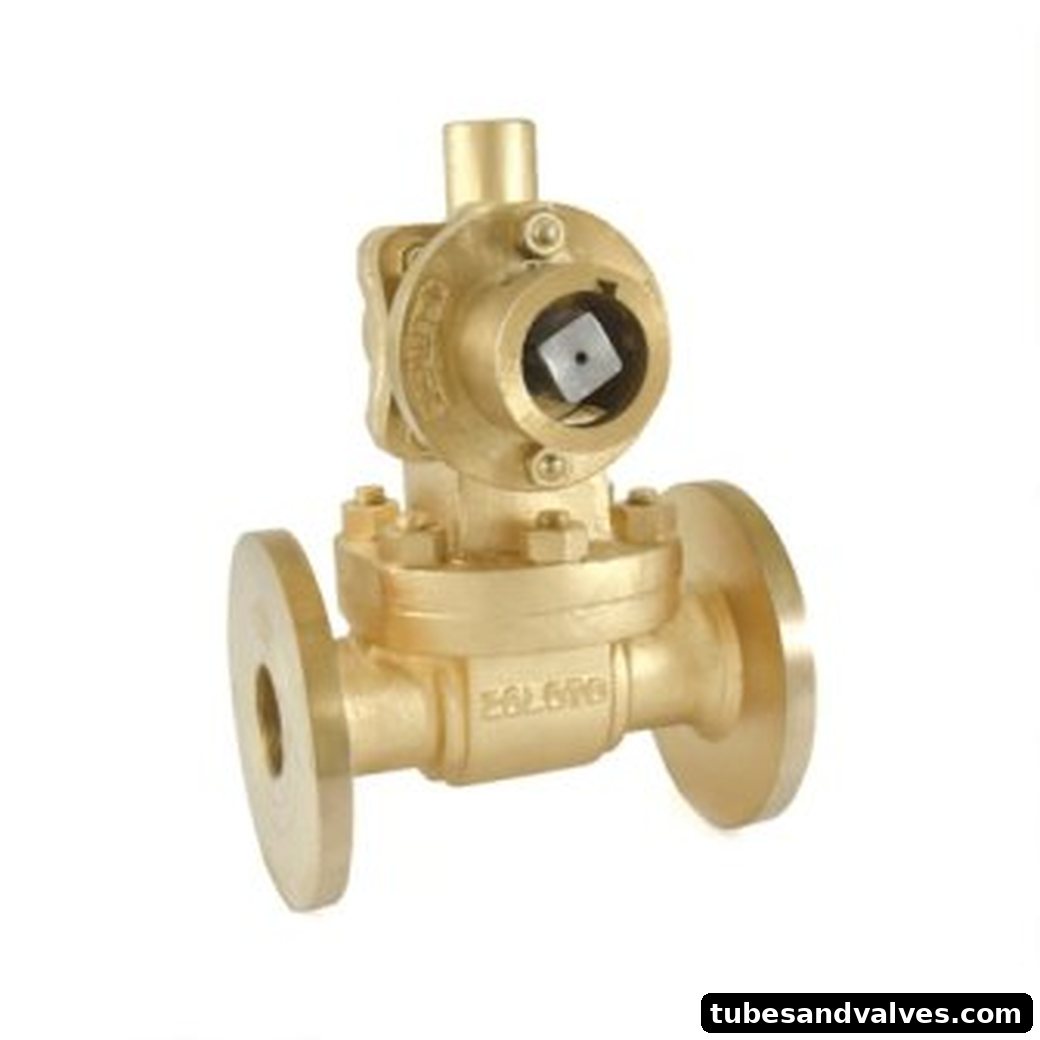 ZOLOTO BRONZE PARALLEL SIDE BLOW OFF VALVE FLANGED