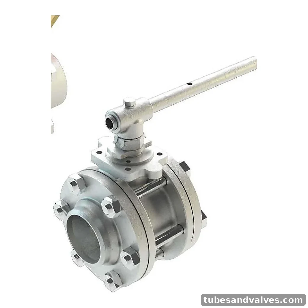 AUDCO Series 44 3-Piece Reduced Bore Ball Valve - Flanged product image