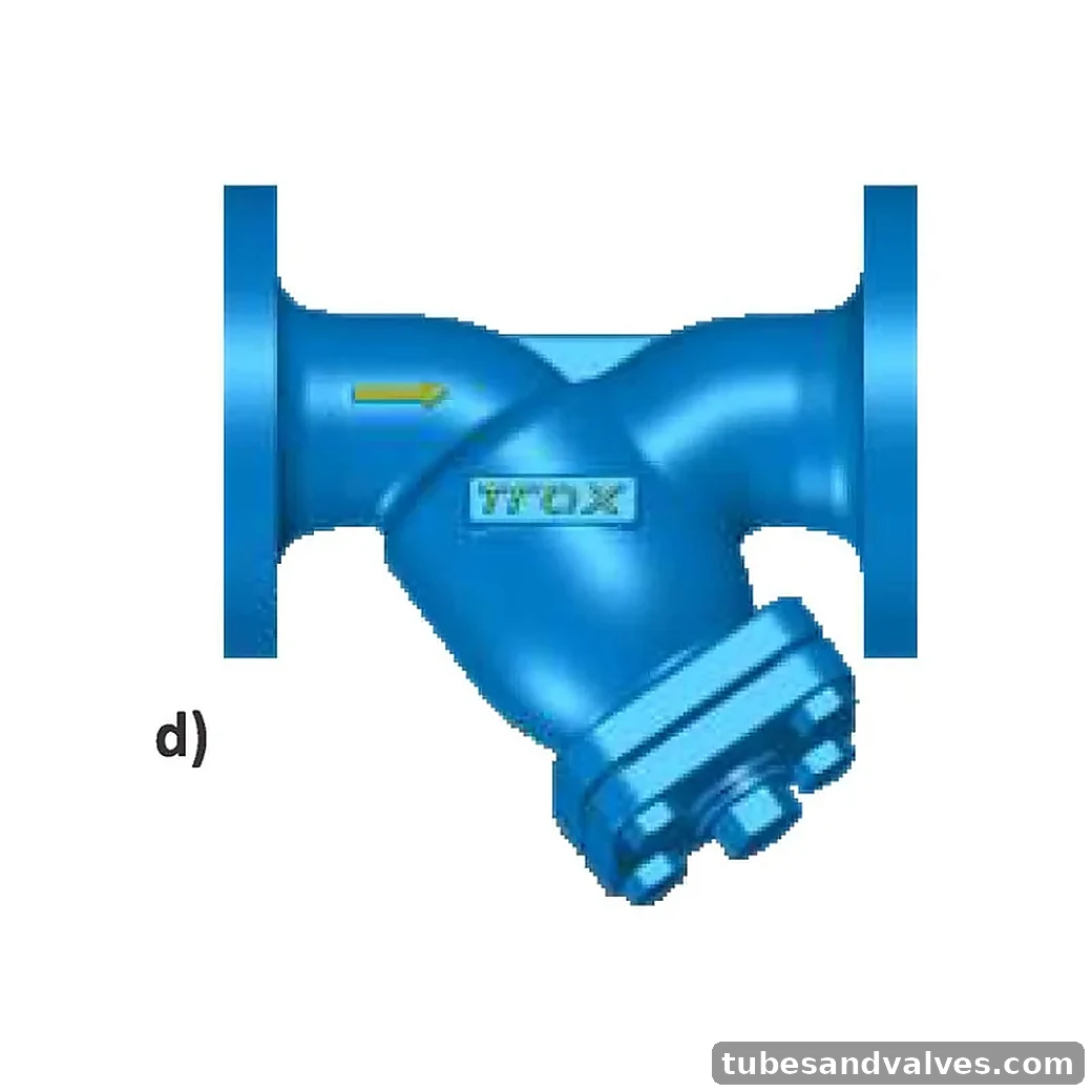 TRAX TX-03 S.G. Iron Y-Type Strainer Flanged product image