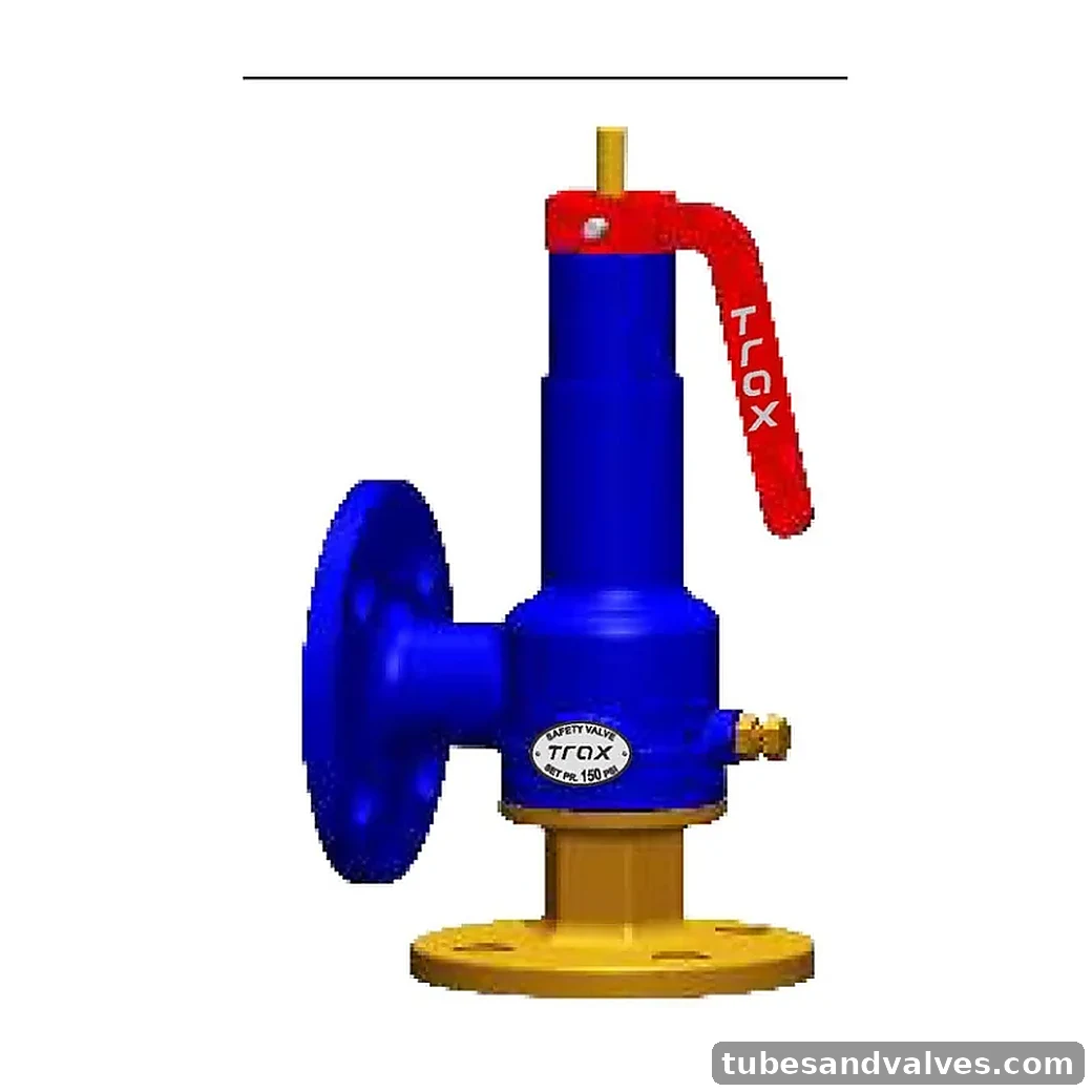 TRAX TX-102 Bronze Safety Valve Flanged product image