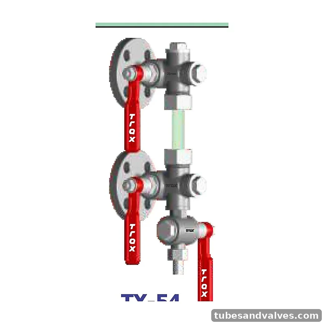 TRAX TX-54 Stainless Steel Sleeve Packed Water Level Gauge product image