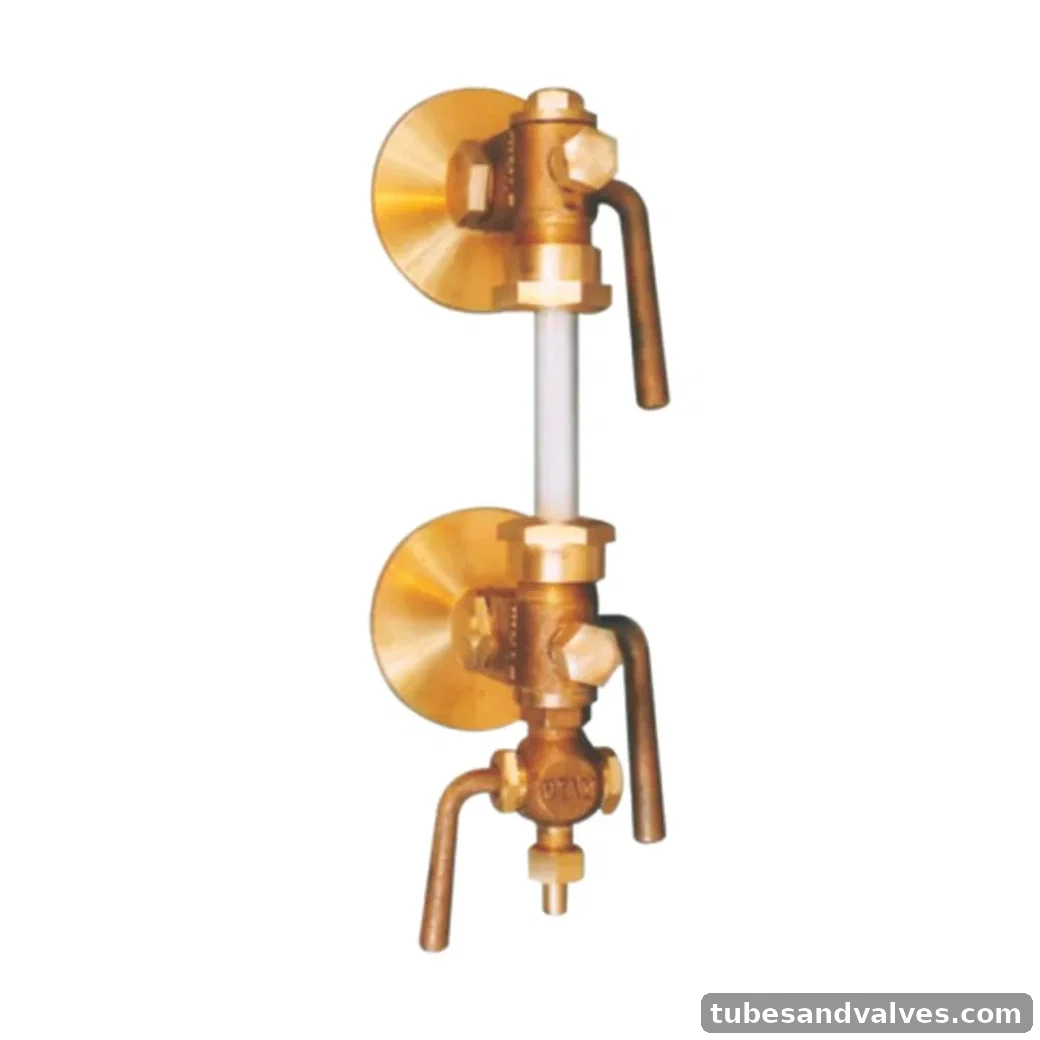UTAM UV-128-S ASBESTOS PACKED WATER LEVEL GAUGE product image