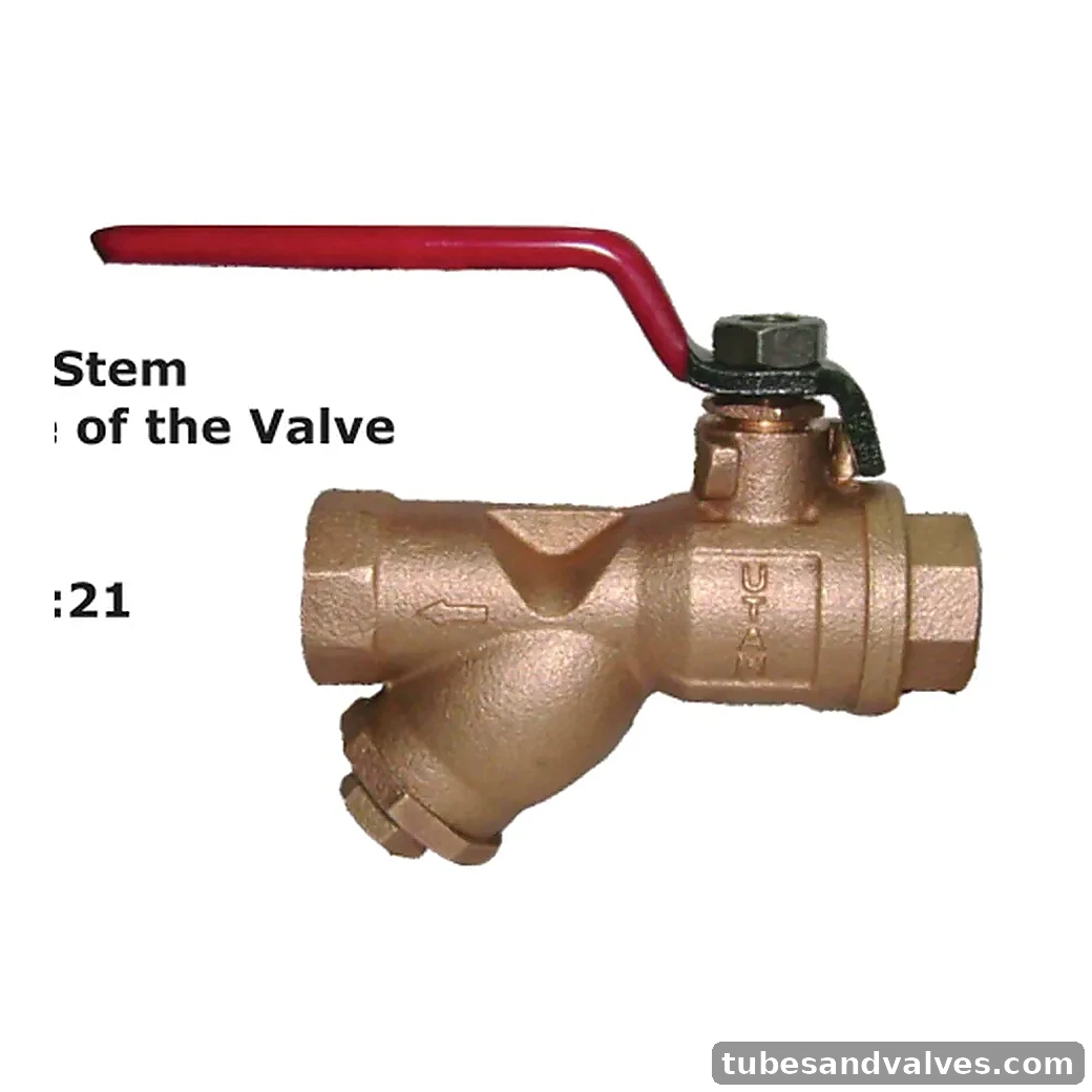 UTAM UV-143-W BALL VALVE WITH STRAINER product image