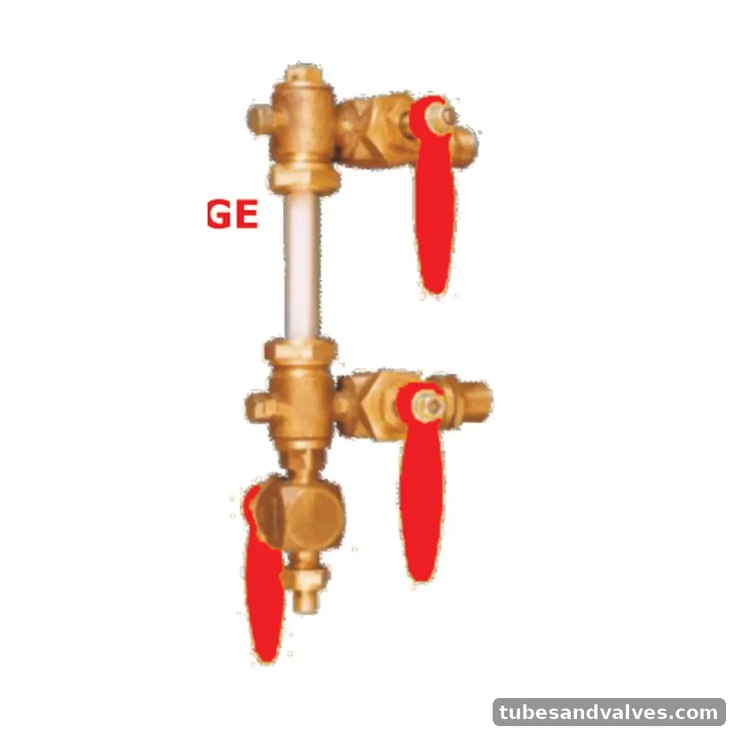 UTAM UV-22-S SPECIAL SLEEVE PACKED WATER LEVEL GAUGE product image