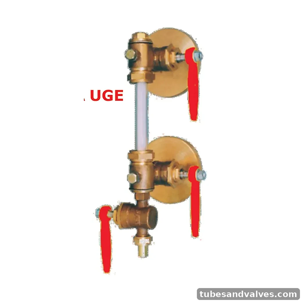UTAM UV-23B-S SPECIAL SLEEVE PACKED WATER LEVEL GAUGE product image