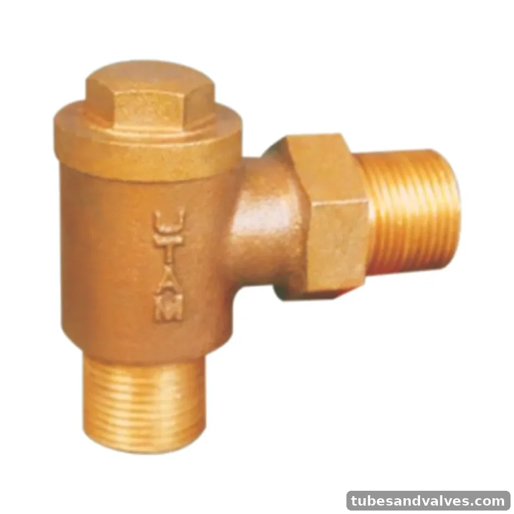 UTAM UV-24-S ANGLE FEED CHECK VALVE product image