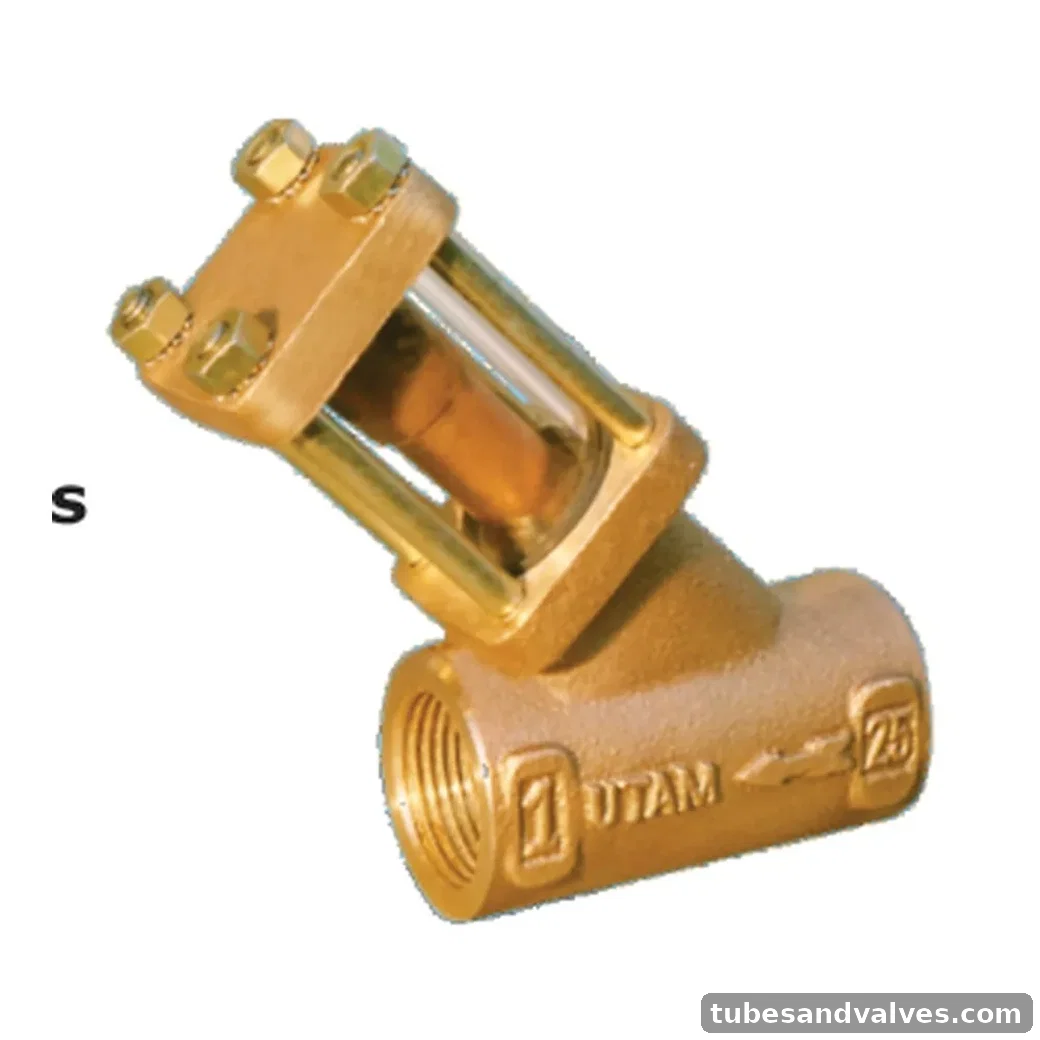 UTAM UV-3-S SIGHT FLOW CHECK VALVE product image