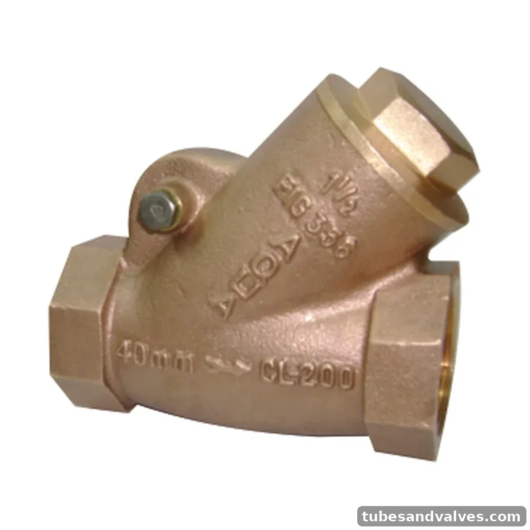 UTAM UV-7-W AQUA Y-TYPE SWING CHECK VALVE product image
