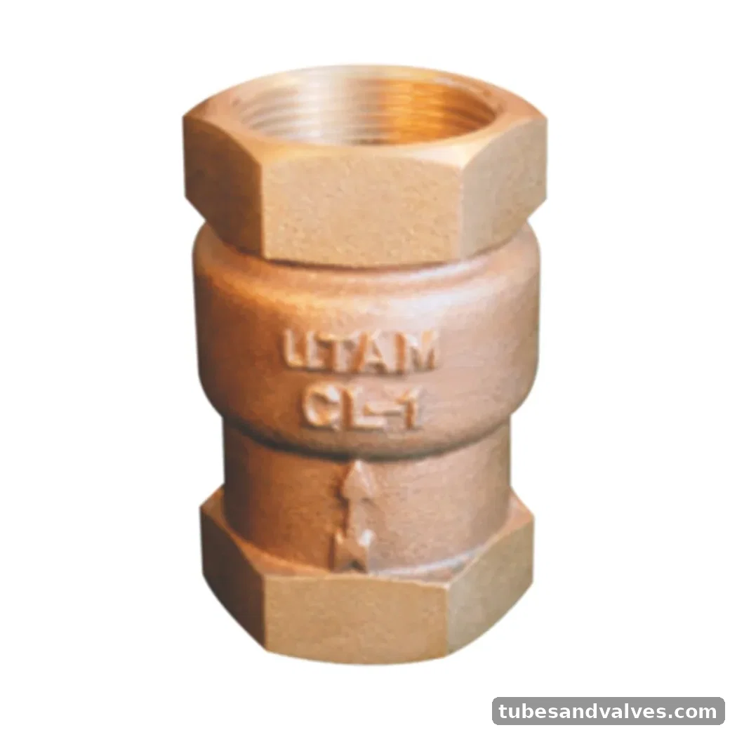 UTAM UV-99-W VERTICAL CHECK VALVE product image