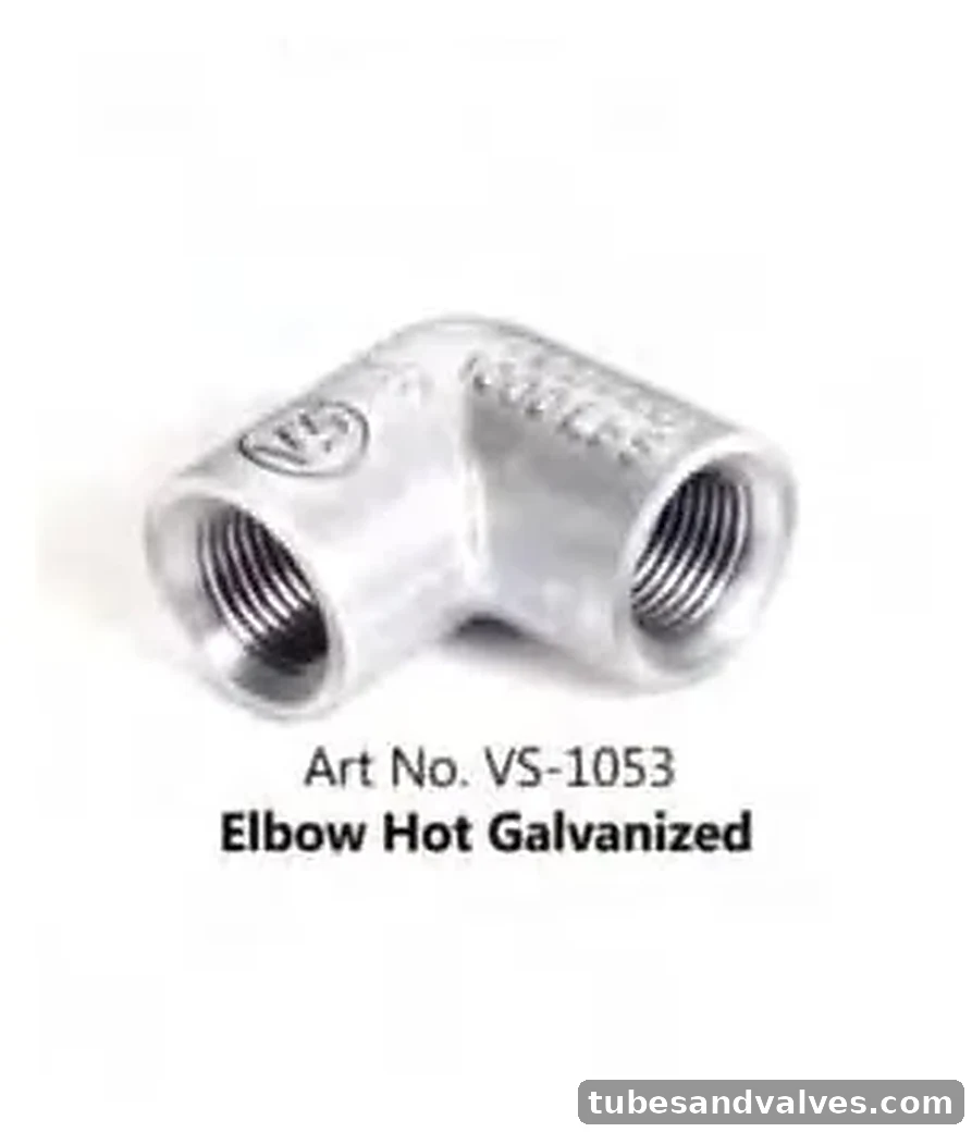 VS VS-1053 Elbow Hot Galvanized product image