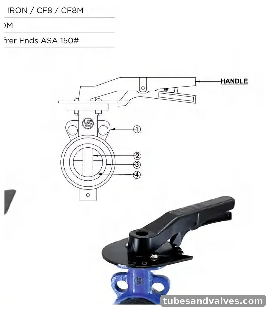 VS VSV-1009 Butterfly Valve EPDM PN-16 (Cast Iron/Cast Steel) product image