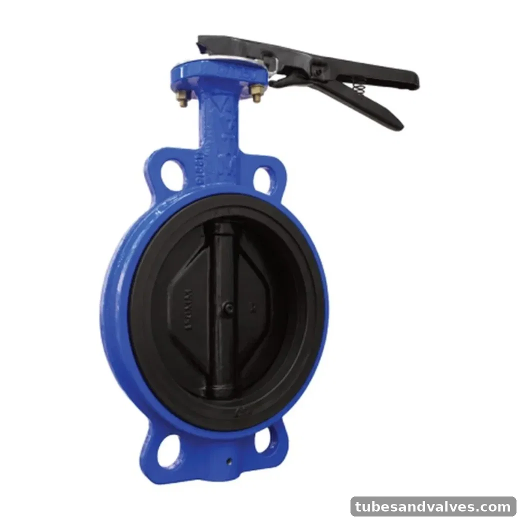 VTM VA-1800 C.I. WAFER TYPE BUTTERFLY VALVE (ISI) product image