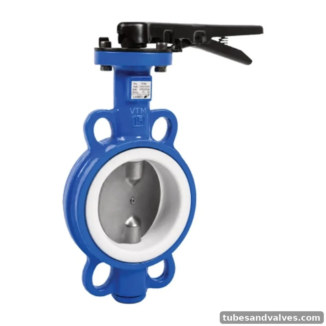 VTM VA-1804 C.I. WAFER TYPE BUTTERFLY VALVE product image