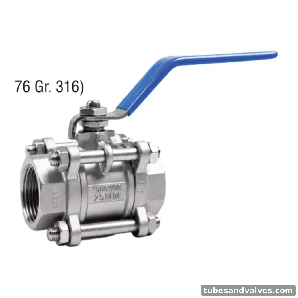 VTM VA-265 CF8M (SS316) BALL VALVE 3PC. DESIGN S/E product image