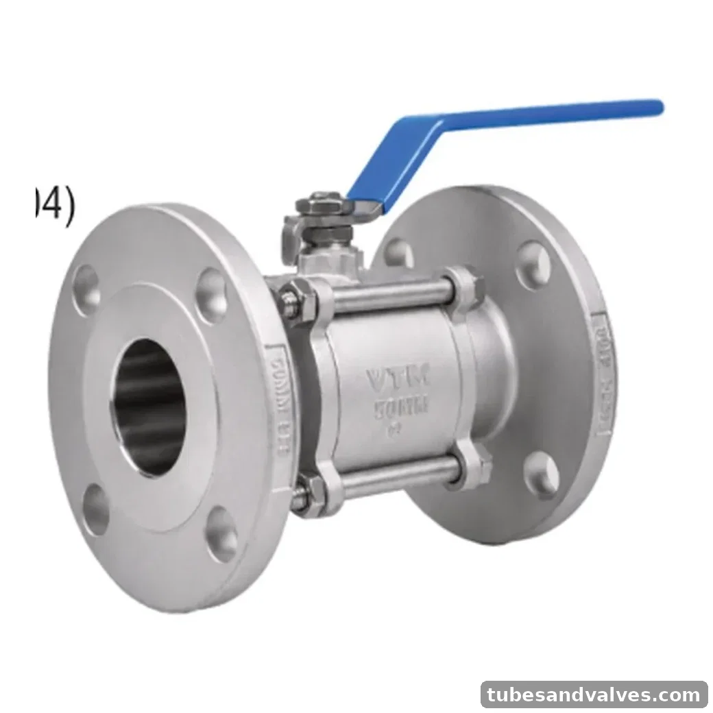 VTM VA-266 CF8 (SS304) BALL VALVE 3PC. DESIGN F/E product image