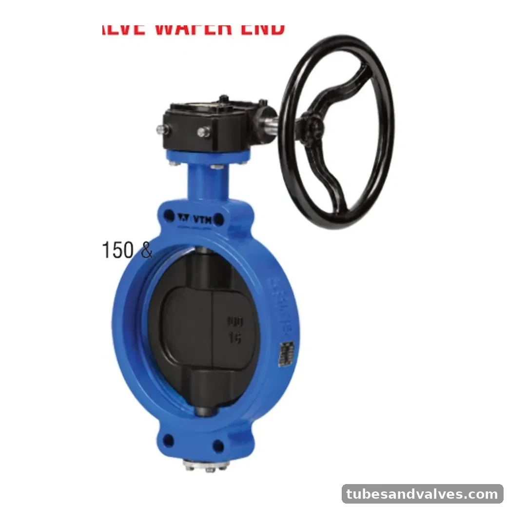 VTM VA-37 HIGH PERFORMANCE D.I. BUTTERFLY VALVE WAFER END product image