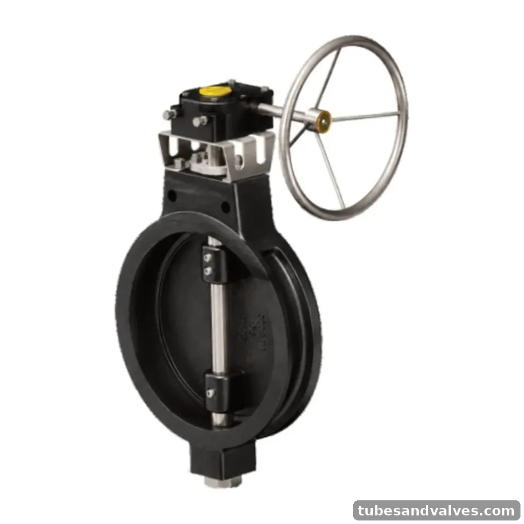 VTM VA-40 HIGH PERFORMANCE WCB BUTTERFLY VALVE WAFER END product image