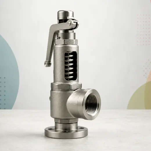 C.S FULL LIFT SAFETY VALVES ON REQUEST CAST STEEL SAFETY VALVE STRAIGHT PATTERN SPRING LOADED BOLTED BONNET - 25mm (1")