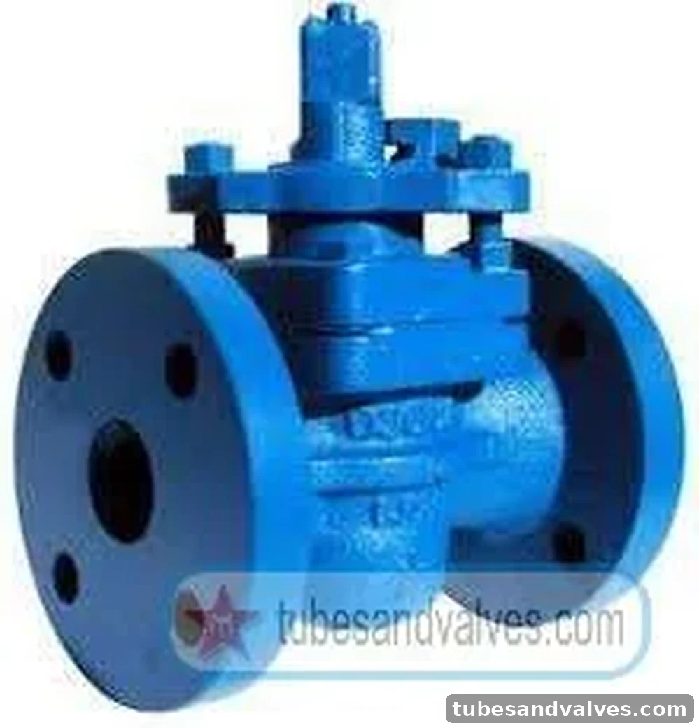 15mm (1/2") 15mm (1/2") NB CI - CAST IRON SELF LUBRICATED TAPER PLUG VALVE CLASS - Flanged End #125 FLOWJET