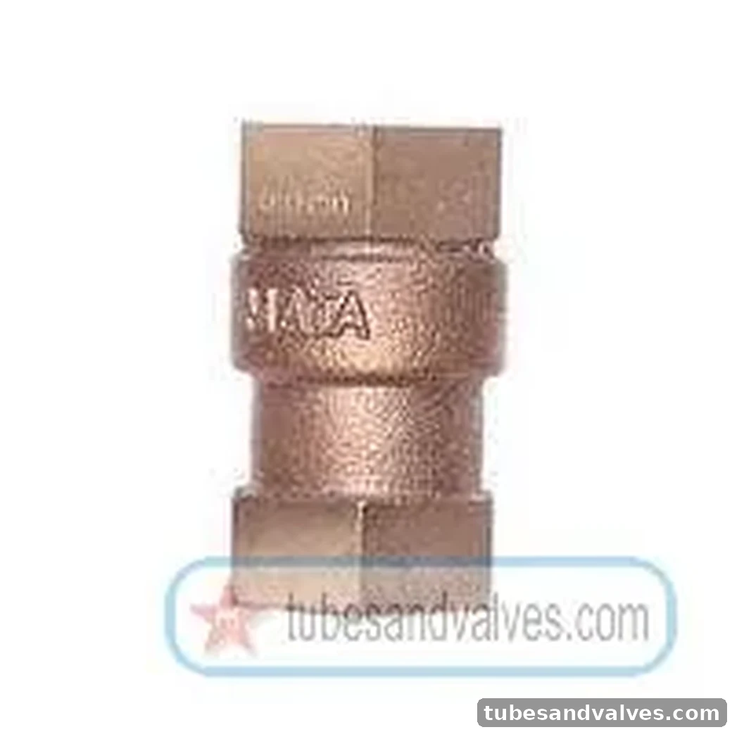 015 or 15mm (1/2")"ATAM GUN METAL VERTICAL LIFT CHECK VALVE Screwed End - THREADED END