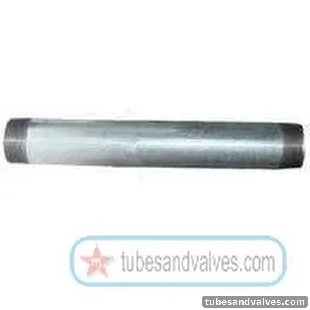 15mm (1/2") GI NIPPLE ERW B - MEDIUM 300mm (12") LONG