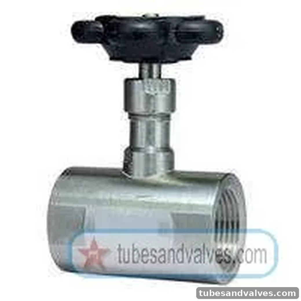 15mm (1/2") SS NEEDLE VALVE BARSTOCK 316 FLOWJET