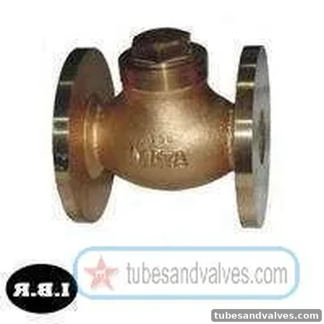 15mm (1/2") BRONZE HORIZONTAL LIFT CHECK VALVE Flanged End WJ / ELEMS / EQ IBR