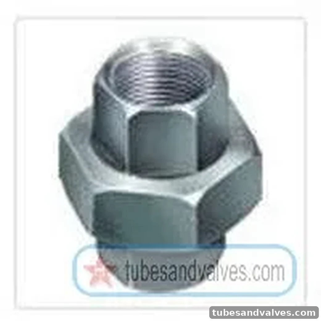 15mm (1/2") FS - FORGED STEEL UNION Screwed End - THREADED END TO BSP 1000 LBS