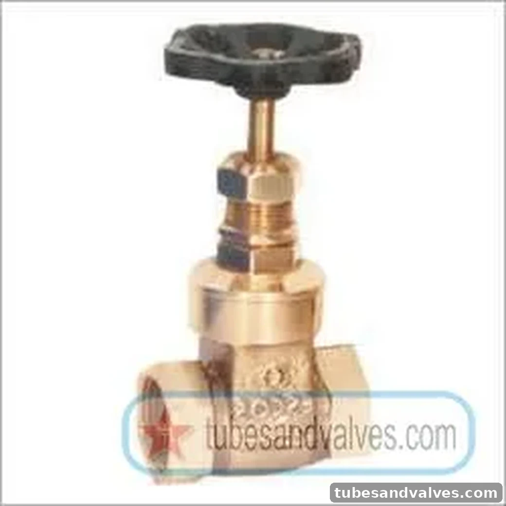 15mm (1/2") GUN METAL GATE VALVE Screwed End - THREADED END ISI R BRAND