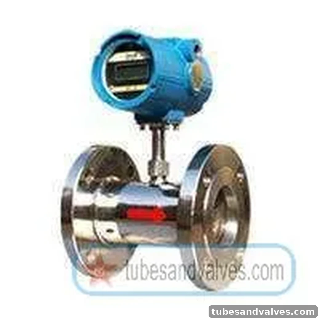 15mm (1/2") TURBINE FLOW METER SS BODY FLANGED END