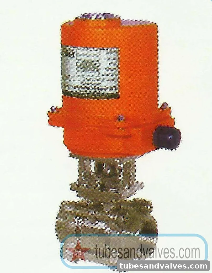 020 or 20mm (3/4") NB 3 - 4 WAY ELECTRICAL ACTUATOR BALL VALVE