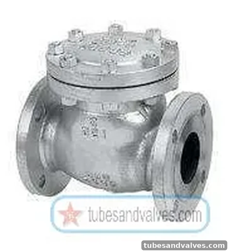 25mm (1") CAST STEEL SWING CHECK VALVE Flanged End TO Class 150 IBR FLOWJET