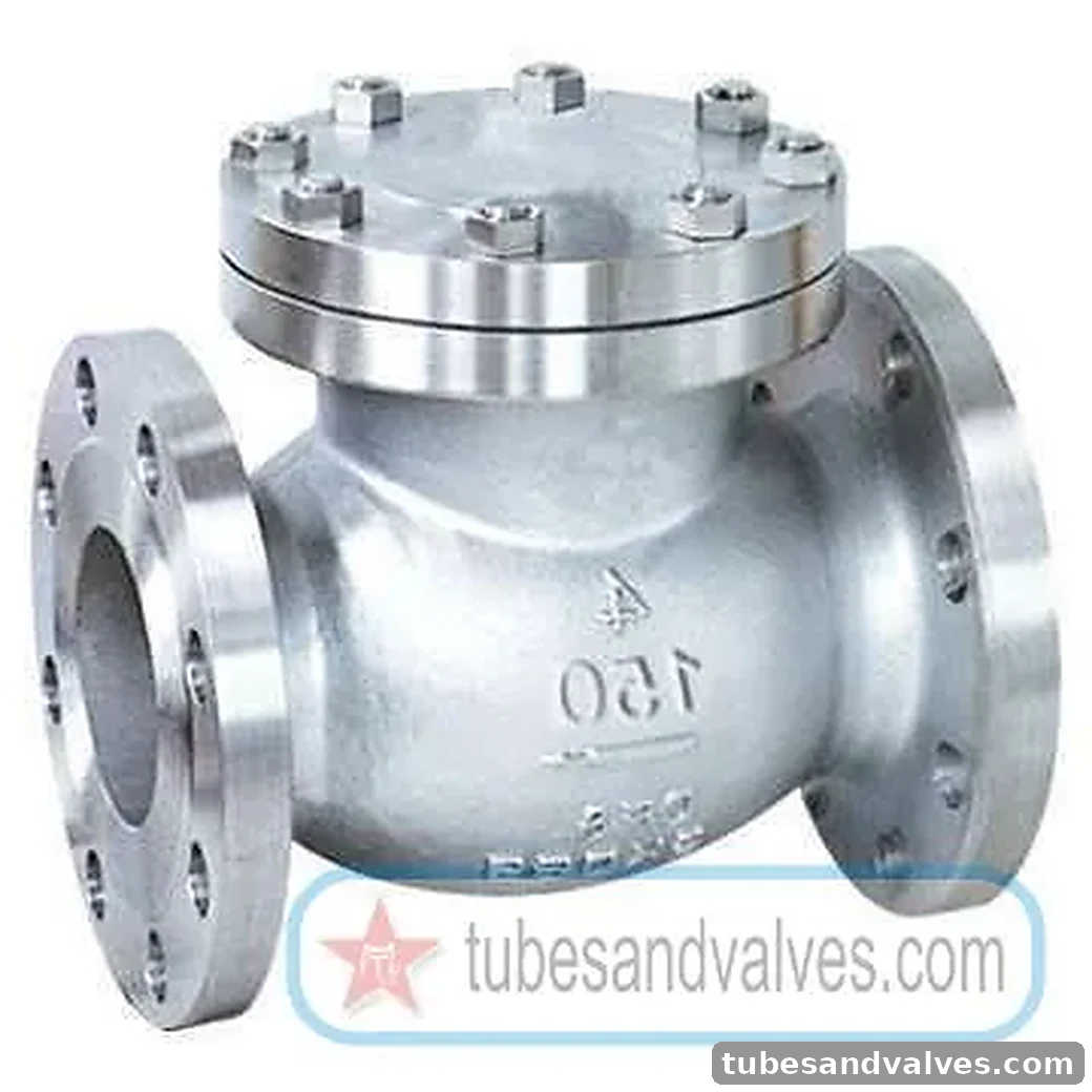 25mm (1") CS SWING CHECK VALVE Flanged End TO #150 CREST