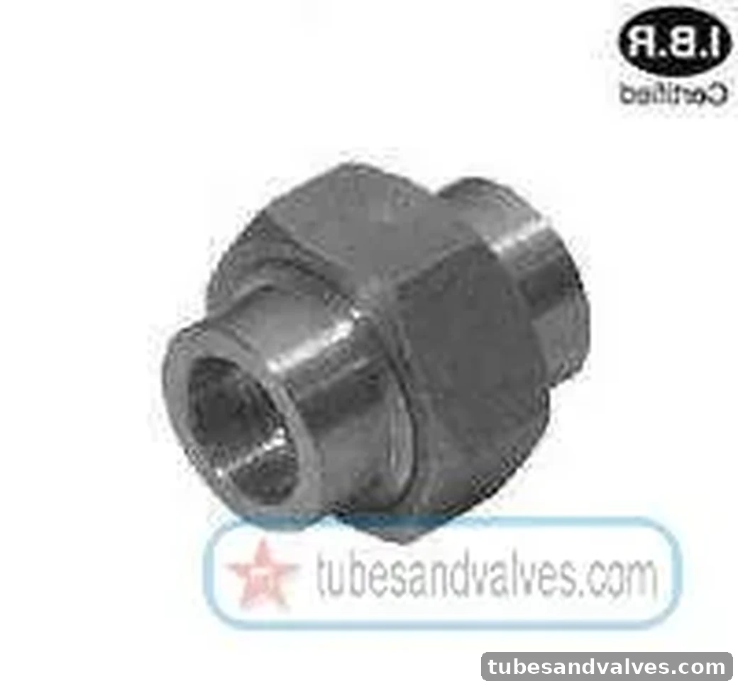 20mm (3/4") IBR FS - FORGED STEEL UNION Socket Weld Class 3000