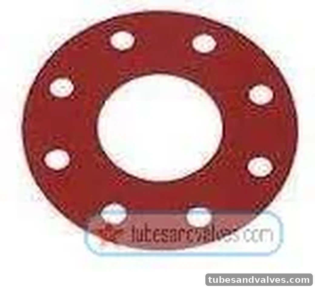 32mm (1 1/4") CAF FULL FACE GASKET RING FOR FLANGE NON METTALIC 3MM THK